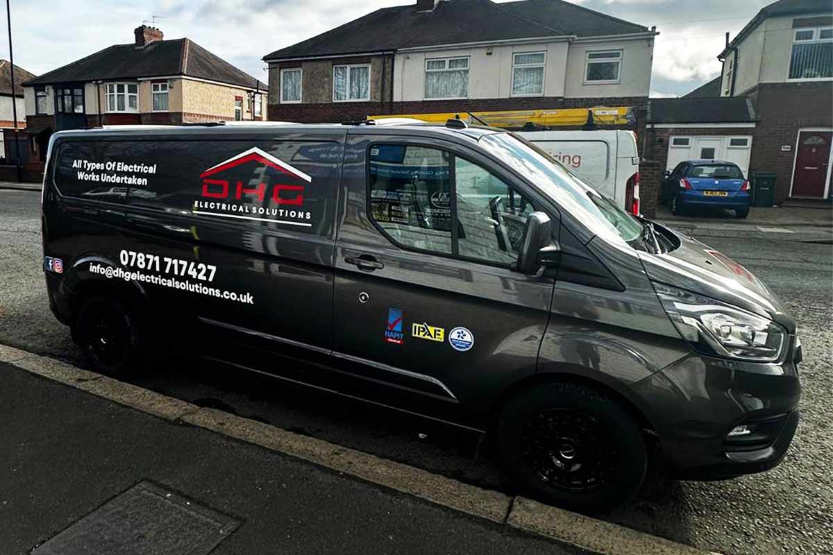 DHG Electrical Solutions van